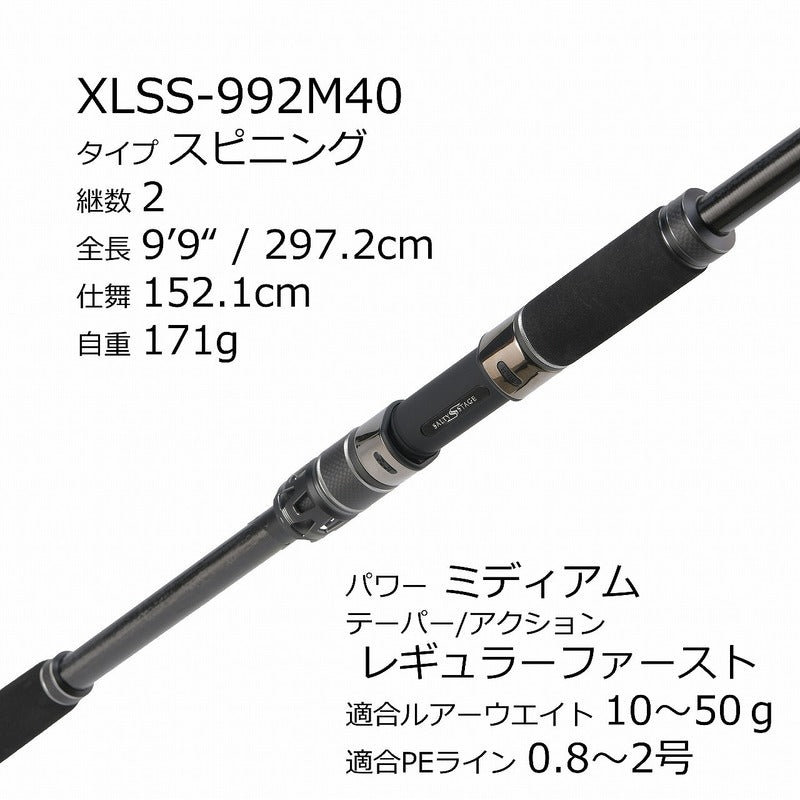 Pure Fishing Japan Shorejigging Rod Salty Stage PT Light SJ XLSS-992M40 (Spinning 2 Piece)