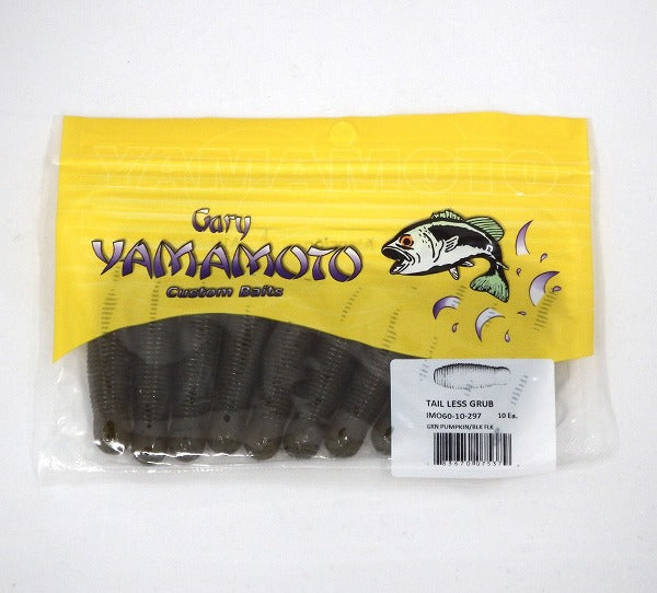 Smith Worm Gary Yamamoto Imo Grub 60 #297 Green Pumpkin Pepper