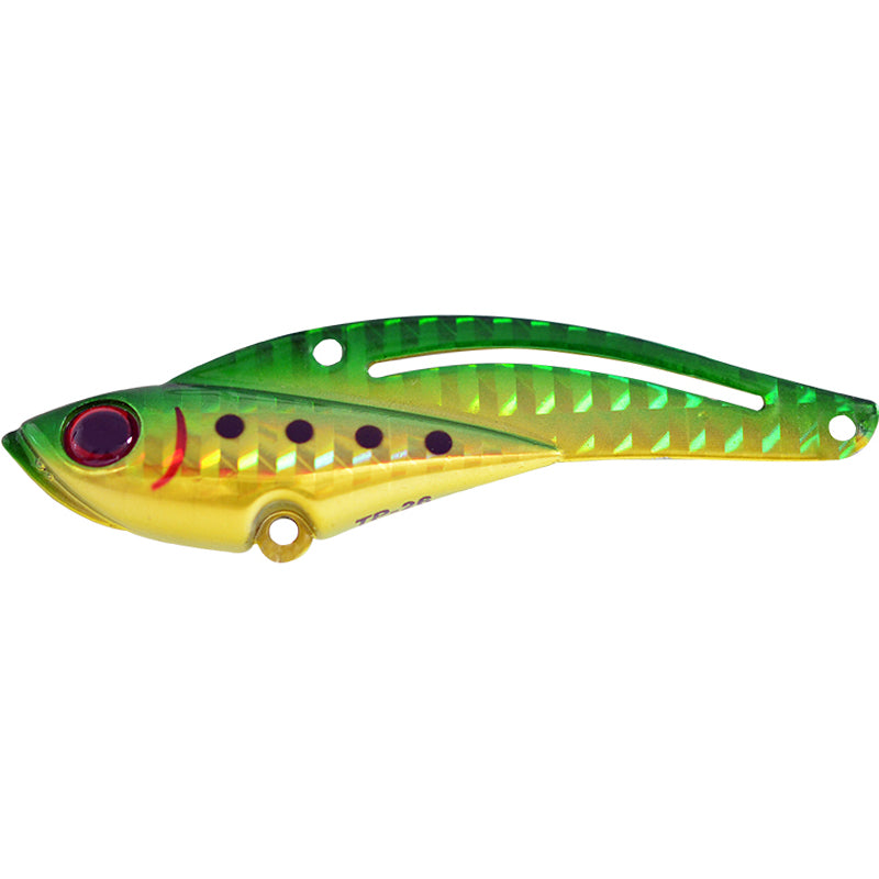 Jackson Seabass Lure Teppan Vibrator 20g GGR Gold Green