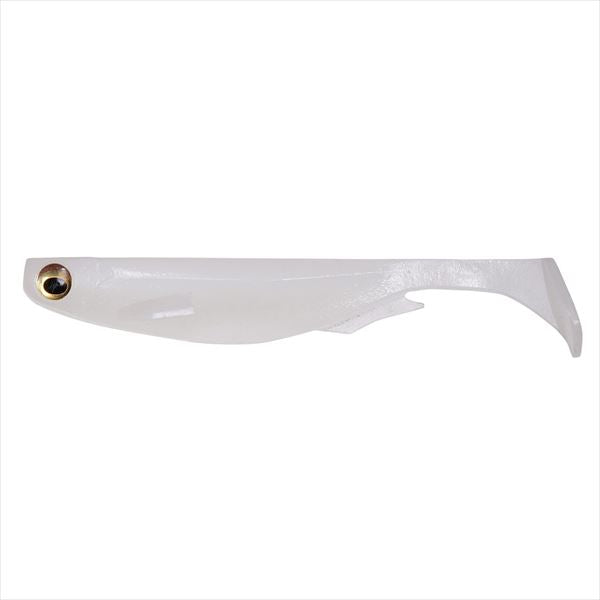 Megabass Worm Spark Shad 4inch Whitebait