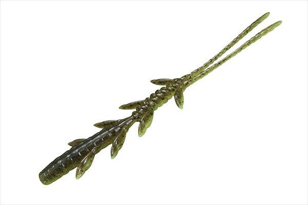 Jackall Worm Scissor Comb 3.0inch Green Pumpkin/Chart