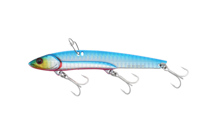 Jackall Seabass Lure Big Backer 107HW Blue Pink /Border Holo