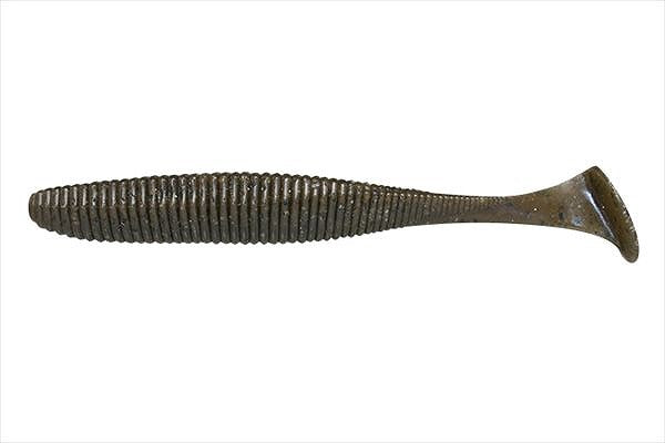 Jackall Worm Rhythm Wave 3.8inch Green Pumpkin Pepper