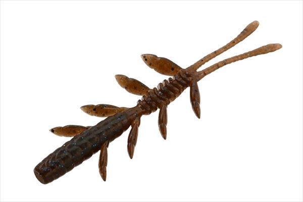 Jackall Worm Scissor Comb 3.8inch Dark Green Pumpkin Gill