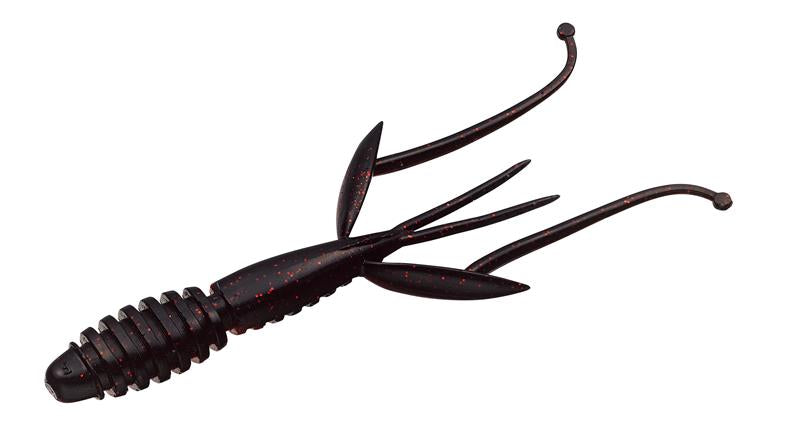 Evergreen Worm Fact C-4 Shrimp 4.2inch #08 Black/Red Claw