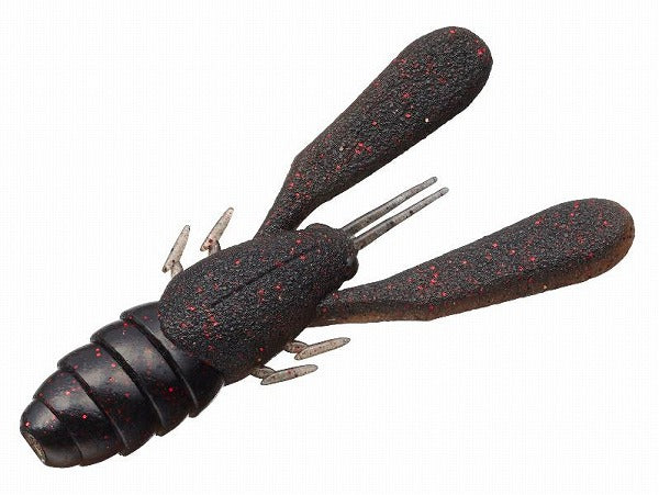 Evergreen Worm Edge Breaker 3.6inch #144 Black/Shrimp Miso
