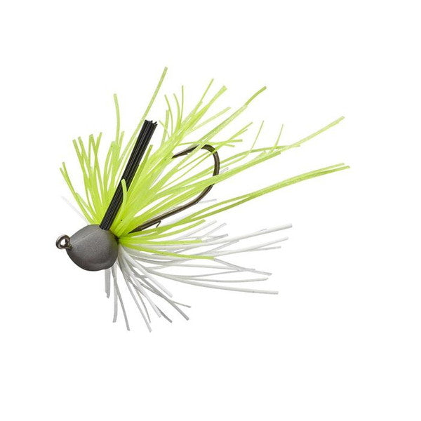 Evergreen Rubber Jig Cover Creeper 3.5g #222 White Chart