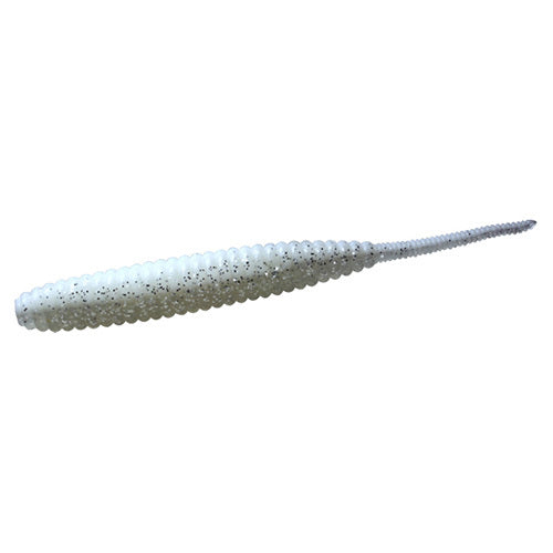 Deps Worm Death Adder 6inch #31 White/Clear/Silver Flake