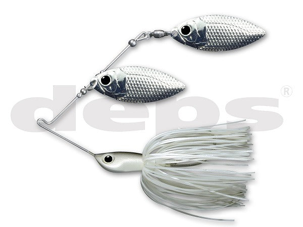 Deps Spinnerbait B Custom 3/8oz Double Willow #12 WH Carp