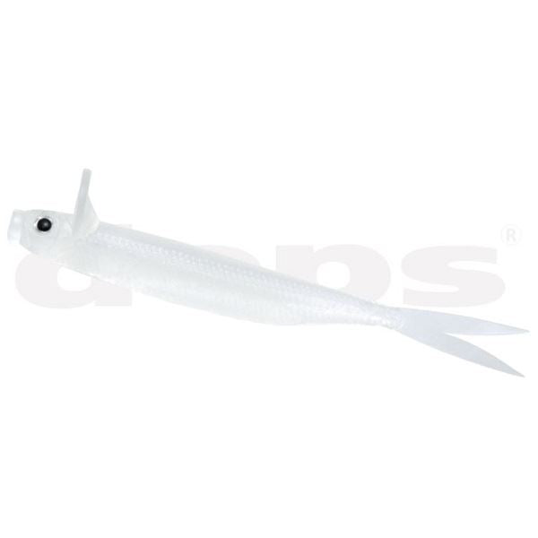 Deps Worm Frilled Shad 4.7inch #148 Salt Clear
