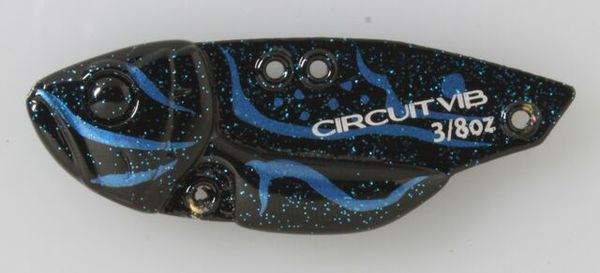 Deps Bass Lure Circuit Vibe 3/8oz #14 Blue Black Claw