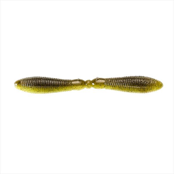 Tiemco Worm Loco ism Creepy Egg 45T #228 Green Pumpkin Shart