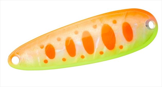 Daiwa Spoon Crusader 17g Single hook Abalone Chart Orange Yamame