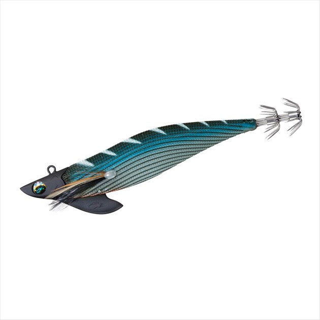 Daiwa Egi Emeraldas Boat II #3 (35g) Luminous - Black Head/Striped Blue Cedar