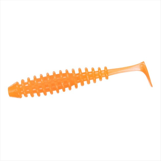 Daiwa Worm Mebaru Hunter Shad 1.5inch Glow Mandarin Orange