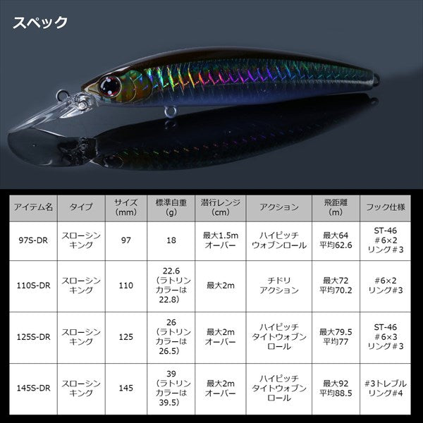 Daiwa SeaBass Lure Shoreline Shiner-Z Set Upper 97S-DR Adel Glikin