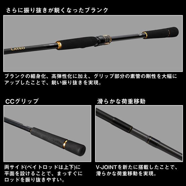 Daiwa Seabass Rod Lateo 90ML-4 K (Spinning 4 piece)