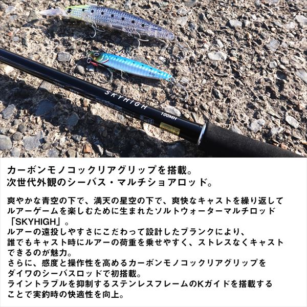 Daiwa Seabass Rod Sky High 86ML (Spinning 2 piece)