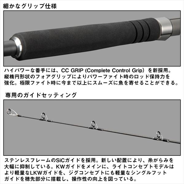 Daiwa Shore Jigging Rod Dragger SX 103MB (Baitcasting 2 piece)