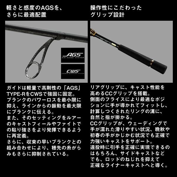 Daiwa Seabass Rod Morethan 106M/MH/J (Spinning 2 piece)