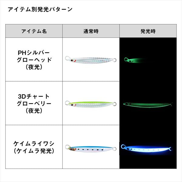 Daiwa Metal Jig Fall Bait TG 30g PH Silver Glow Head