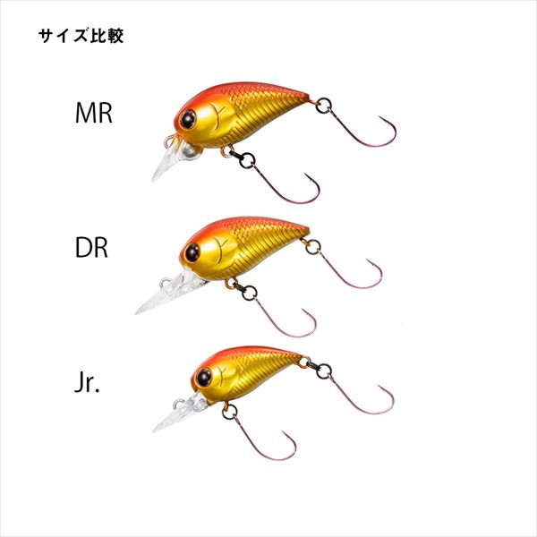 Daiwa Hazecra MR Clear Gold Stripe Shrimp