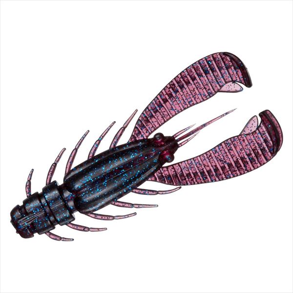 Daiwa Worm Silver Wolf Urban Twister 2.5inch Scuppernong Blue