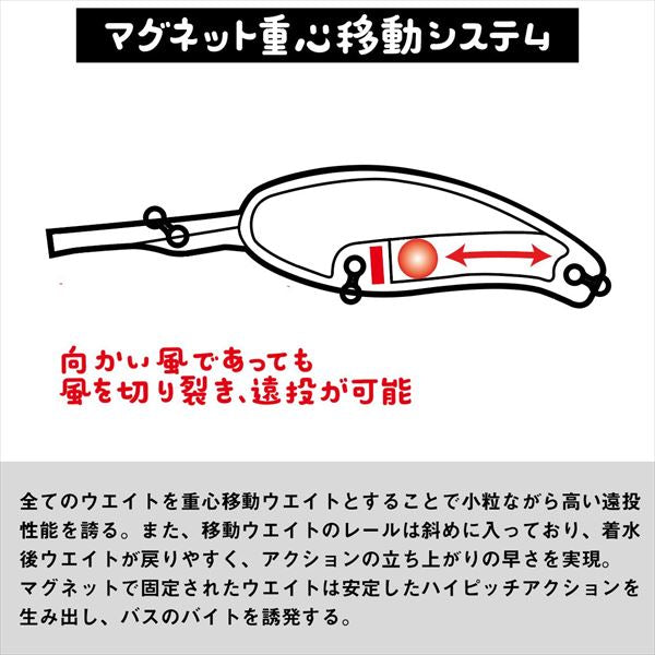 Daiwa Bass Lure Fuku Shad 2 Citrus Chart