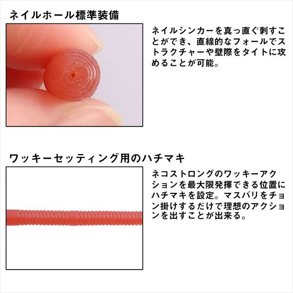 Daiwa Worm Steez Neko Straight Long 9inch Earthworm
