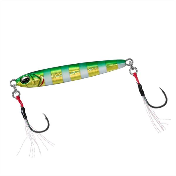 Daiwa Metal Jig Samurai Jig R Slow Fall 20g Green Gold Zebra