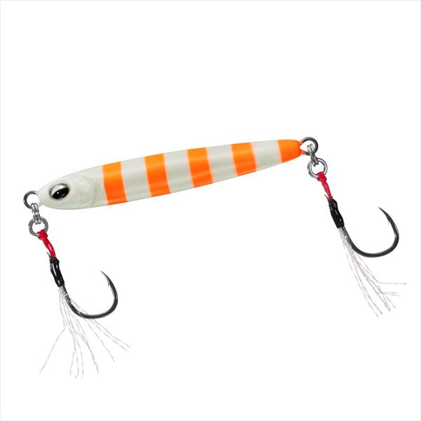 Daiwa Metal Jig Samurai Jig R Slow Fall 30g Glow Zebra Orange