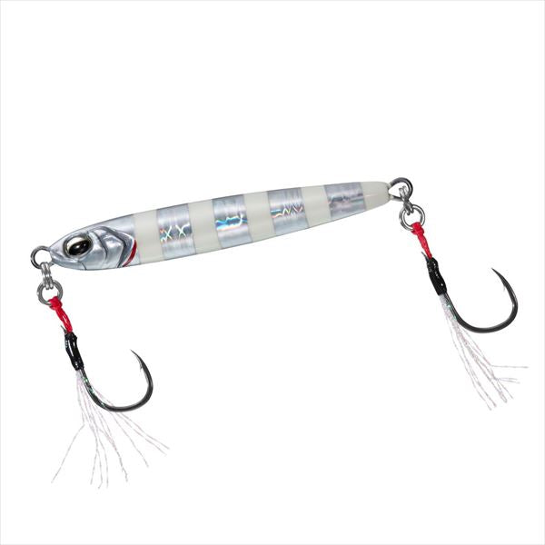 Daiwa Metal Jig Samurai Jig R Slow Fall 30g Zebra Glow