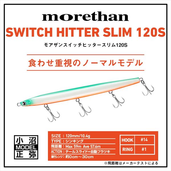Daiwa Seabass Lure Morethan Switch Hitter Slim 120S Night Special