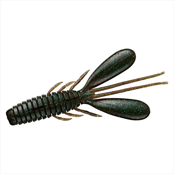Daiwa Worm Move Hog 2.3inch Green PumpkinGreen Flake