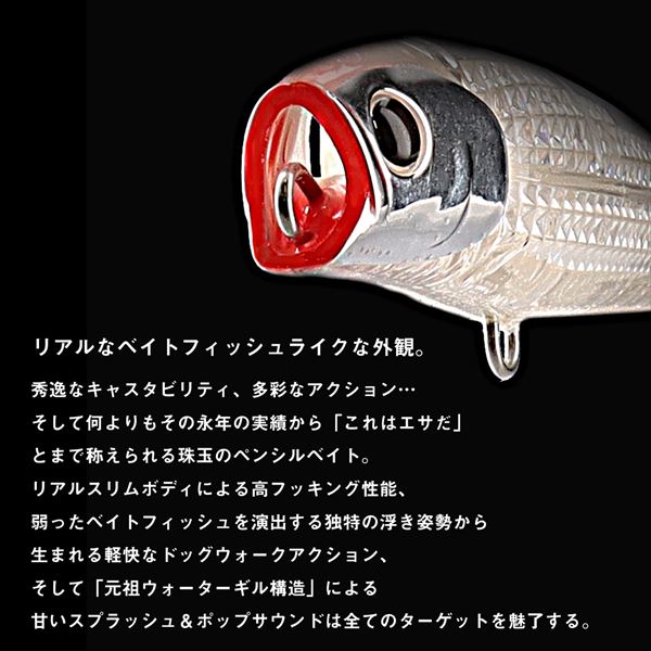 Daiwa Seabass Lure Morethan Salt Pencil-F 125F-HD-LI LI Clear Chart Sand