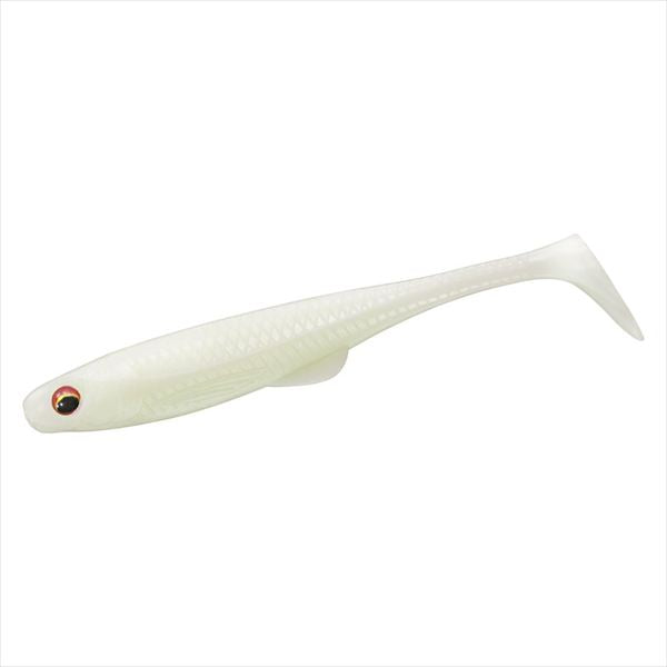 Daiwa Worm FJ Duckfin Shad 3.5inch Glow White