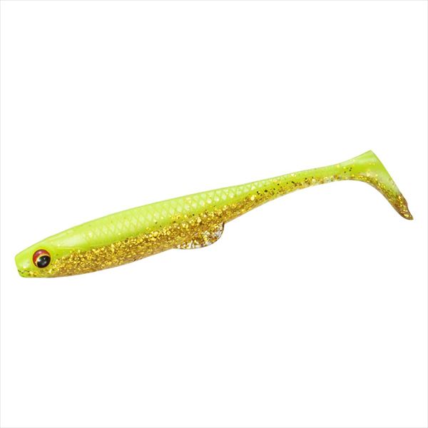 Daiwa Worm FJ Duckfin Shad 3.5inch Flounder Chart Gold