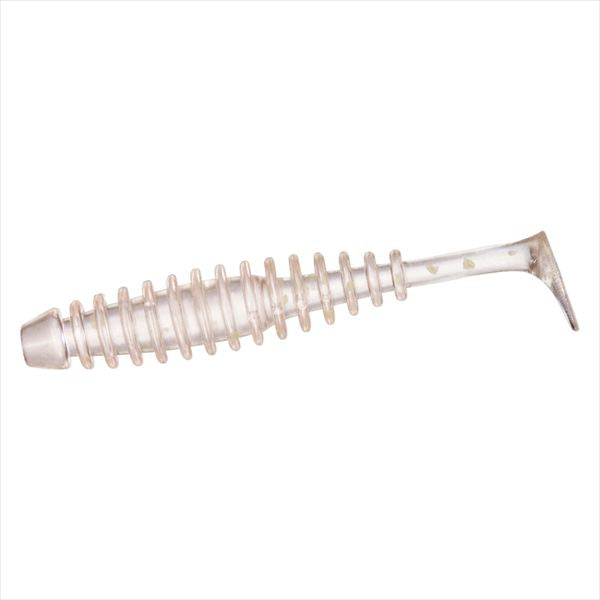 Daiwa Worm Mebaru Hunter Shad 1.5inch Light Pink Dot Glow