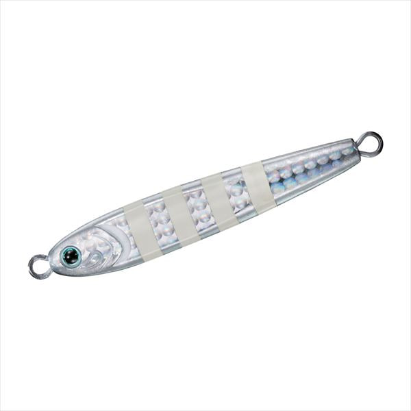 Daiwa Metal Jig TG Bait 250 3D Silver Zebra Glow