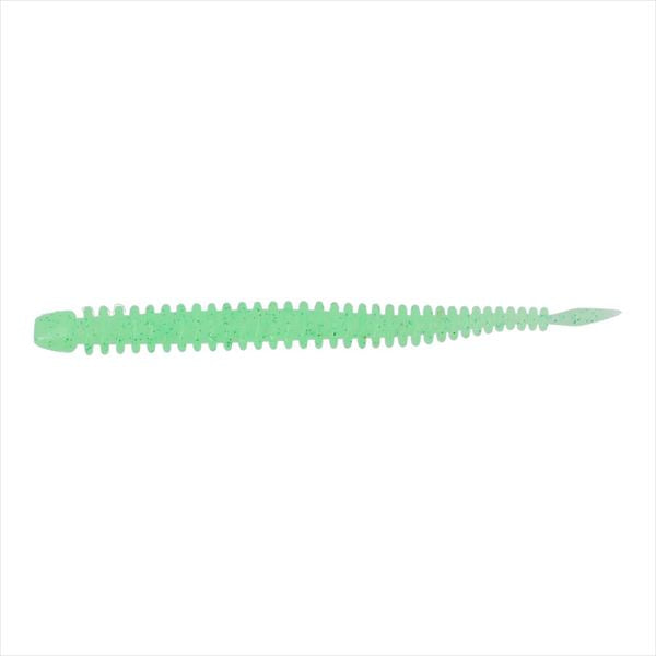 Daiwa Worm Gekkabijin Ajing Beam Batikon Custom Mid 3.0inch UVClear Lime Glow