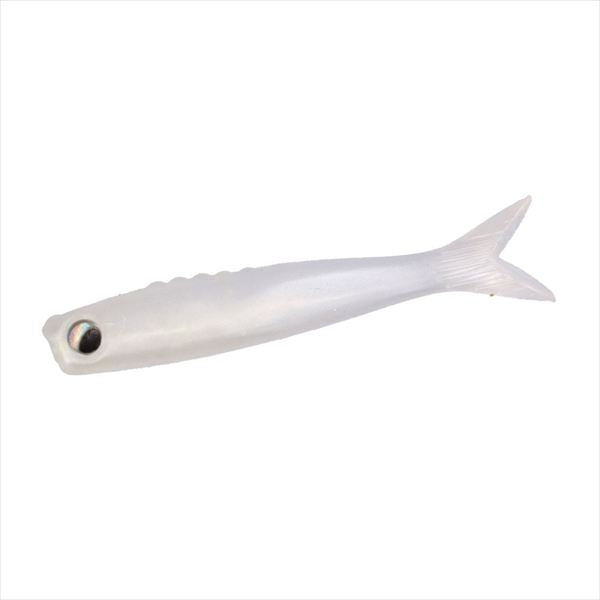Daiwa Worm Gekkabijin Chibi Roll 1.7inch Clear Pearl Dot Glow