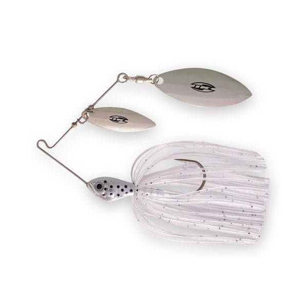 Imakatsu Spinnerbait Zinx Mini Super Blade TG 1/2oz #ZX-078 Ghost White S/S