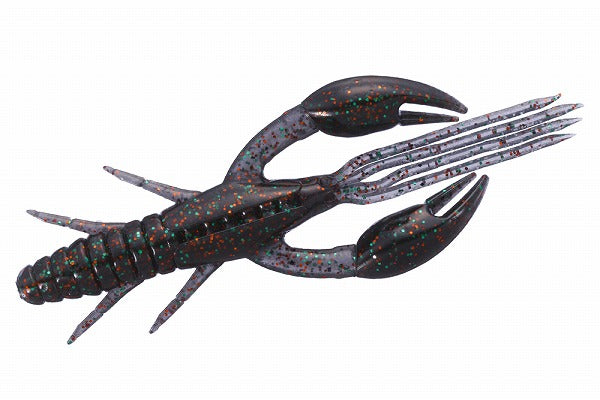 O.S.P Worm DoLive Craw 4inch W052 KT Dark Smoke/Copper & Green Flake