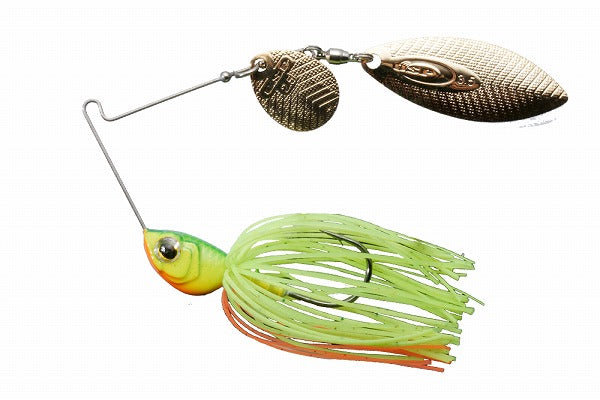 O.S.P Spinnerbait High Pitcher 1/2oz Tandem Willow S35 Impact Lime Chart