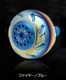 Livre Single Knob 1 pcs EP50 for Shimano B (Fire + Blue C)