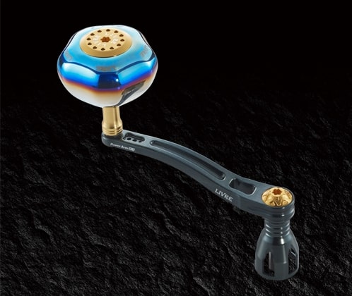 Livre Power Arm 98 Daiwa 8000-14000 Left and Right common (Gunmetal P + Gold G)