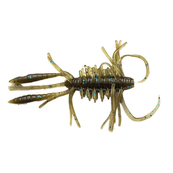 Imakatsu Worm Inch Hairy Hawg #S-258 Imae Green Pumpkin Pepper