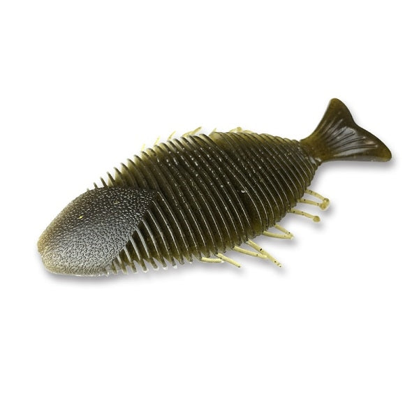Imakatsu Worm Huddle Gill 3.9inch #S-248 Imae Green Pumpkin Pepper