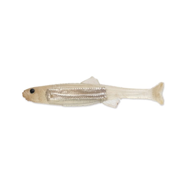 Imakatsu Worm Huddle Fat Fly elastomer 2.8inch Flush Plate #S-514 Ghost Smelt