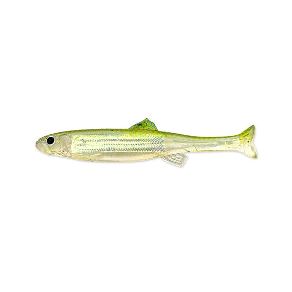 Imakatsu Worm Huddle Fat Fly elastomer 2.8inch Flash plate & Real color #S-623 Smelt (Rainbow)